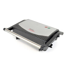 LLOYTRON KITCHEN PERFECT HEALTH GRILL AND PANINI PRESS BLACK STEEL