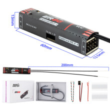 (ER8G) Radiomaster 2,4 GHz ELRS PWM odbiornik V 8CH ExpressLRS RX do samolotów zdalnie sterowanych o