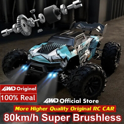Coche RC Derrape Rainbow Riff 1:14 - 4WD, 28km/h, 2.4GHz, Con Luces LED Y Neumáticos Intercambiables