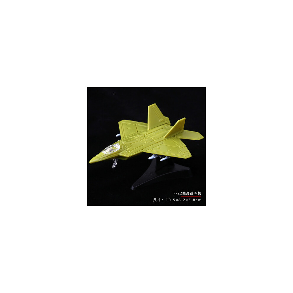 (F-22) 4D 27Styles 1:144 Modèle d'assemblage de chasseur en plastique Gule Avion gratuit Hélicoptère