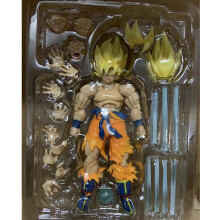 (Senza scatola) Shf Son Goku Legendary Action Figure Collezione mobile in PVC Anime Super Saiyan Kakarotto
