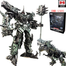 (BMB LS05 NO BOX) Transformaatiolelut Grimlock W8600 BMB LS05 Toimintahahmo SS07 MP08 Animeelokuva dinosaurus