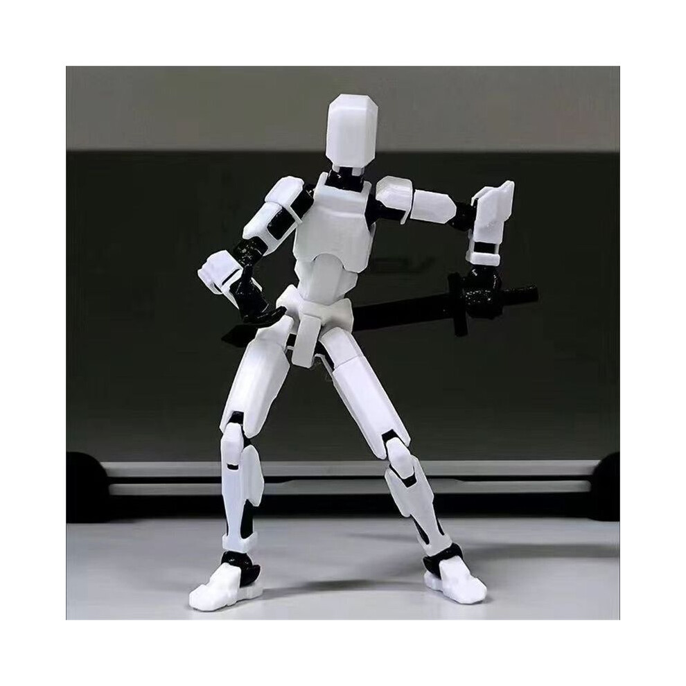 Figurine Robot McDonald's Hasbro 2016 – Rouge, Bleu, Noir – Modèle TEB N7457