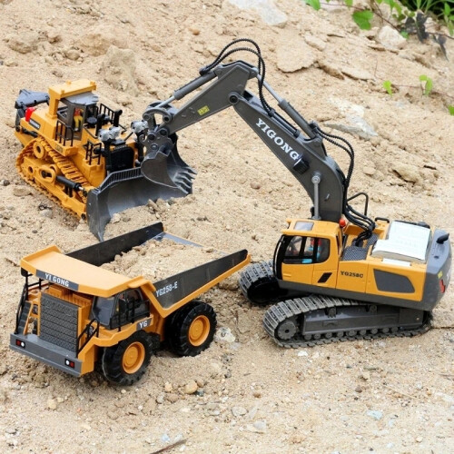 (Eccavator 3 Battery) RC Αυτοκινήτου Τηλεχειριστήριο εκσκαφέα Crawler 2