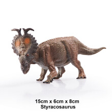 (Styracosaurus)Symulacja jurajskich dinozaurów Figurki akcji Park dinozaurów Carnotaurus Ankylosaurus