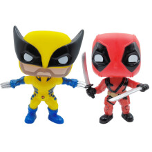 (2PCS) Figurka Deadpool Figurka Deadpool Wolverine Figurka Deadpool 3 Figurka postaci z filmu