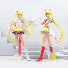 (2 szt. - bez pudełka) Figurka Sailor Moon Anime Cartoon Jupiter Makoto Venus Minako Tsukino Królik