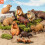 (Capybara A) Wild Animals Simulation Τρωκτικό Marmot Capybara Model Action Figure Figurine Collection 2