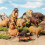 (Capybara A) Wild Animals Simulation Τρωκτικό Marmot Capybara Model Action Figure Figurine Collection 3