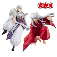 (2kpl ei laatikkoa)Anime Inuyasha Figuuri Inuyasha Kikyō Sesshoumaru Higurashi Kagome PVC Action Figuurimalli