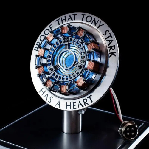 (stentless 2-25cm) Πρώτης γενιάς Mark1 Arc Reactor Mark2 core logo core luminous model 1:1 superhero 1