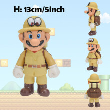 (Explorer-Bez pudełka) Super Mario Figurka akcji Bowser Księżniczka Peach Anime Gra All Star Model kolekcjonerski