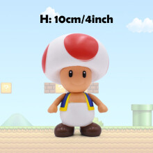 (Ropucha 2-Bez pudełka) Super Mario Figurka akcji Bowser Księżniczka Peach Anime Gra All Star Kolekcjonerska