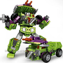 (NBK Green Style 4) Nowa zabawka NBK Devastator dla chłopca Transformacja KO G1 Robot Car Anime Action