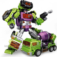 (NBK Green Style 3) Nowa zabawka NBK Devastator dla chłopca Transformacja KO G1 Robot Car Anime Action