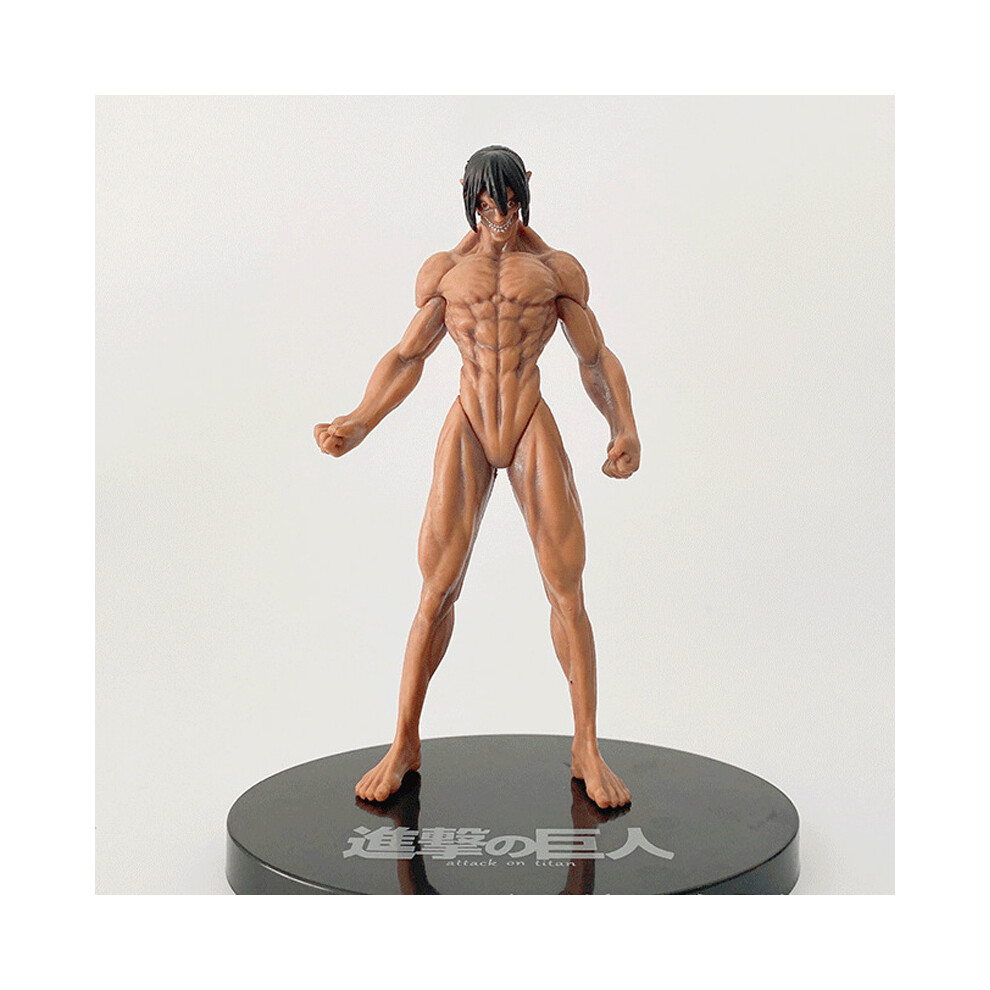 (15 cm sans boîte de vente au détail) Attack on Titans Levi Ackerman Action Anime Figura Kawai Eren