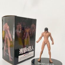 (15cm z pudełkiem detalicznym)Attack on Titans Levi Ackerman Action Anime Figura Kawai Eren Jaege Mikasa