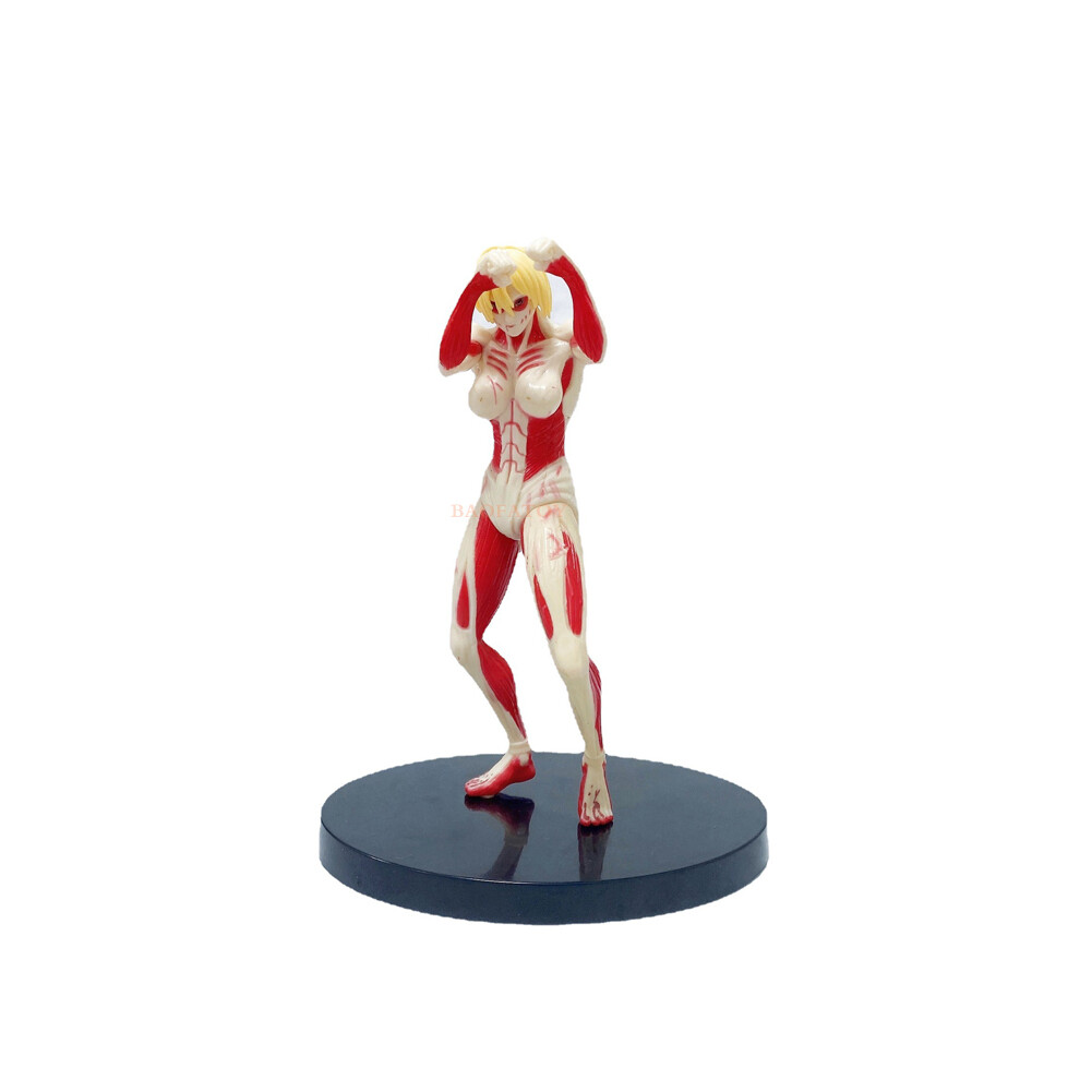 (16 cm sans boîte de vente au détail 1) Attack on Titans Levi Ackerman Action Anime Figura Kawai Eren