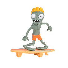 (Στυλ 36) Plants vs Zombie Anime Figure Obstacle Pirate Zombie Peashooter Hard Glue Zombie Action