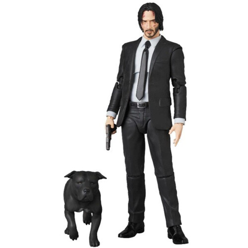 (16cm χωρίς κουτί)Mafex 085 JOHN WICK Κεφάλαιο 2 με Σκύλους Action Figure Doll