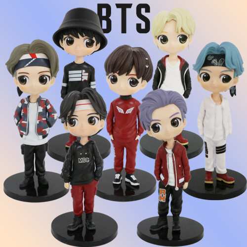 (7τμχ)7τμχ Kpop Star PVC Μοντέλο Παιχνιδιού Δράση Bangtan Boys Groups BT21 1