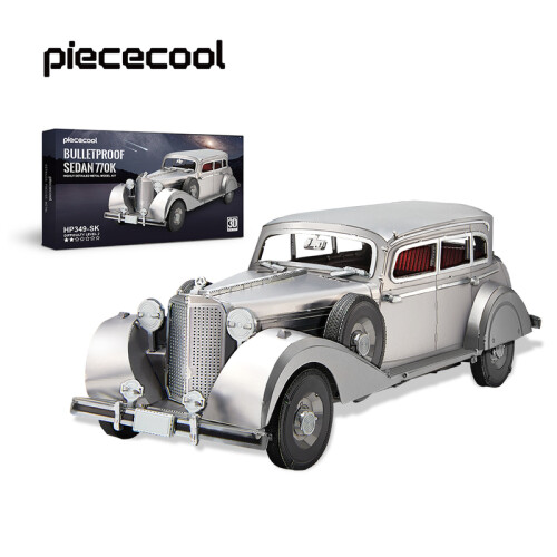 Piececool 3D Metal Puzzles Αλεξίσφαιρα Sedan 770k DIY Σετ Αυτοκίνητα Μοντέλο
