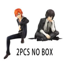 (2PCS-OPP)Ιαπωνικό Anime Dazai Osamu Figurine Bungo Stray Dogs Action Figures Συλλογή Μοντέλων