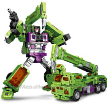 (NBK Green Style 5) Nowa zabawka NBK Devastator dla chłopca Transformacja KO G1 Robot Car Anime Action