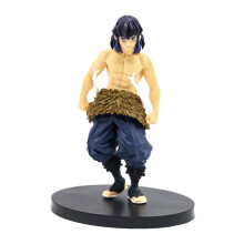 (με σακούλα Inosuke μπλε) Anime Demon Slayer Action Figures Kimetsu No Yaiba Shinobu Nezuko