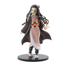 (σακούλα Nezuko) Anime Demon Slayer Action Figures Kimetsu No Yaiba Shinobu Nezuko PVC Dolls Model