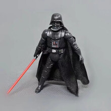 (heise honggun) Hot Star Wars Cartoon Jedi Stormtrooper Darth Vader Obi-Wan Kenobi Yoda Movable GK Model