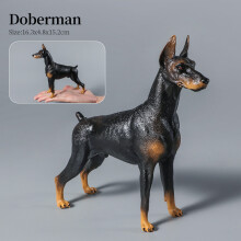 (Pies-20)Pies gospodarski Zwierzęta Model Husky Owczarek niemiecki Bernardyn Figurka Szczeniak Figurki