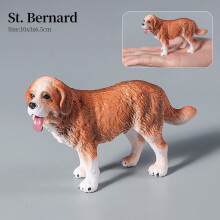 (Pies-5)Pies gospodarski Zwierzęta Model Husky Owczarek niemiecki Bernardyn Figurka Szczeniak Figurki
