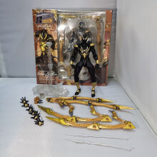 (noir) 14 cm Kaiyodo Revoltech Amazing Yamaguchi Iron Spider-Man Figurines d'action Modèle Poupée à
