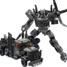 (19CM QT-03 Bez pudełka) Fajna zabawka transformująca robota z filmu KO JB01 Anime Car Airplane Animal