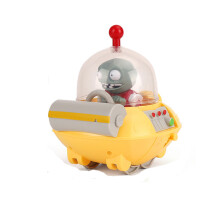 (Στυλ 18) Plants vs Zombie Anime Figure Obstacle Pirate Zombie Peashooter Hard Glue Zombie Action