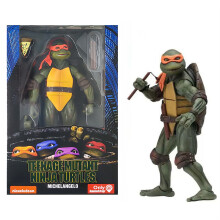 (Foulard orange) Figurine articulée Tortues Ninja Édition Film Jouets Modèle Mobile