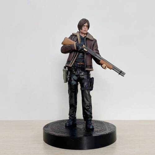 (χωρίς κουτί λιανικής) 33cm Resident Evil Leon S. Kennedy GK PVC Action Figure Παιχνίδι 2
