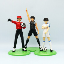 (3τμχ Χωρίς κουτί)18cm Captain Tsubasa Anime Figure Ozora Tsubasa Action Figures Hyuuga Kojirou/Wakabayashi
