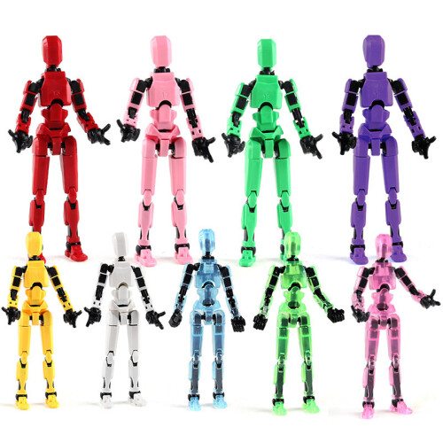 (4pcs02)13 Action Figure Titan Multi-Jointed Movable Shapeshift Robot T13 Action Mannequin Character 2