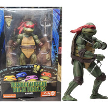 (NECA Red Box-15cm) TMNT Model Toys Teenage Mutant Ninja Turtles Action Figure