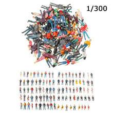 (Wys. 0,6-0,7 cm) 100 szt. 1:100/1:150/1:75/1:50 Plastikowe figurki ludzi Modelarstwo Budowa pasażerów
