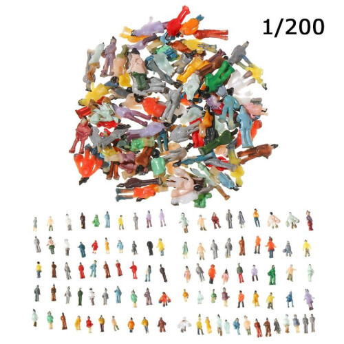 (Υ 0,8-0,9 εκ.) 100 τμχ 1:100/1:150/1:75/1:50 Ζυγαριά Πλαστικές Φιγούρες Ανθρώπων