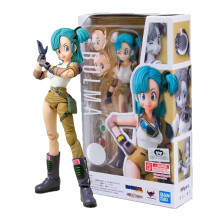 (με κουτί 13,5 εκ.) 13,5 εκ. Anime Dragon Ball Figures Bulma Goku Action Figure Movable PVC