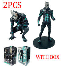 (2 szt. z pudełkiem) Nowa figurka Monster 8, 21 cm, figurka Kaiju numer osiem, stojaki Kafka Hibino