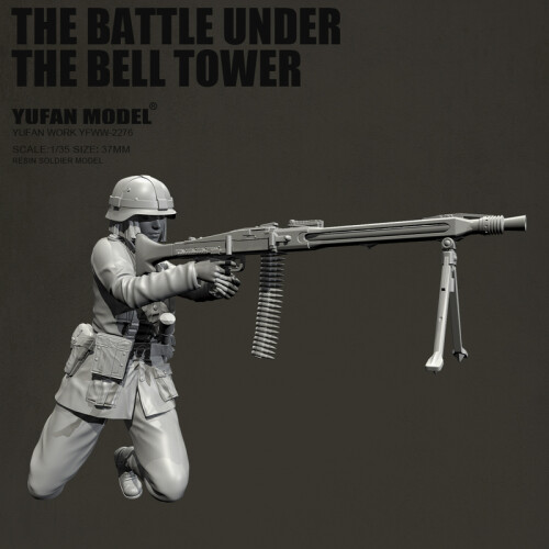 YUFAN MODEL 1/35 κιτ μοντέλου στρατιώτη από ρητίνη άχρωμο και αυτοσυναρμολογούμενο 2