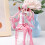 (1 τεμ- ροζ καρέκλα) Ιαπωνικό Anime Hatsune Miku Figure σέξι στολίδια χαρακτήρων 3