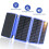 (10000mah Μαύρο)20000mah Αδιάβροχη ασύρματη φόρτιση Solar Power Bank Φορητή 1