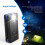 (10000mah Μαύρο)20000mah Αδιάβροχη ασύρματη φόρτιση Solar Power Bank Φορητή 4
