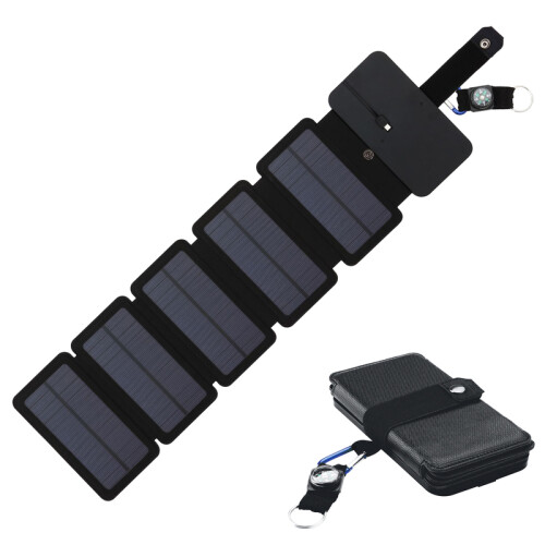 (5 φορές) Αναδιπλούμενος Φορτιστής ηλιακού πάνελ 5V Αδιάβροχος 1